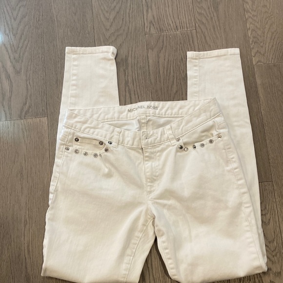 Michael Kors White Skinny Jeans - Picture 1 of 13